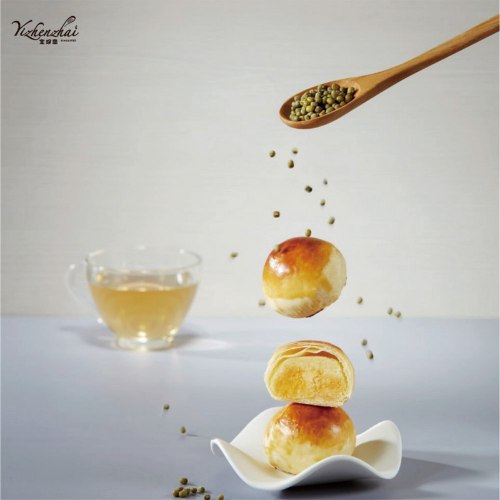 綠豆蛋黃酥(蛋奶素) 15入